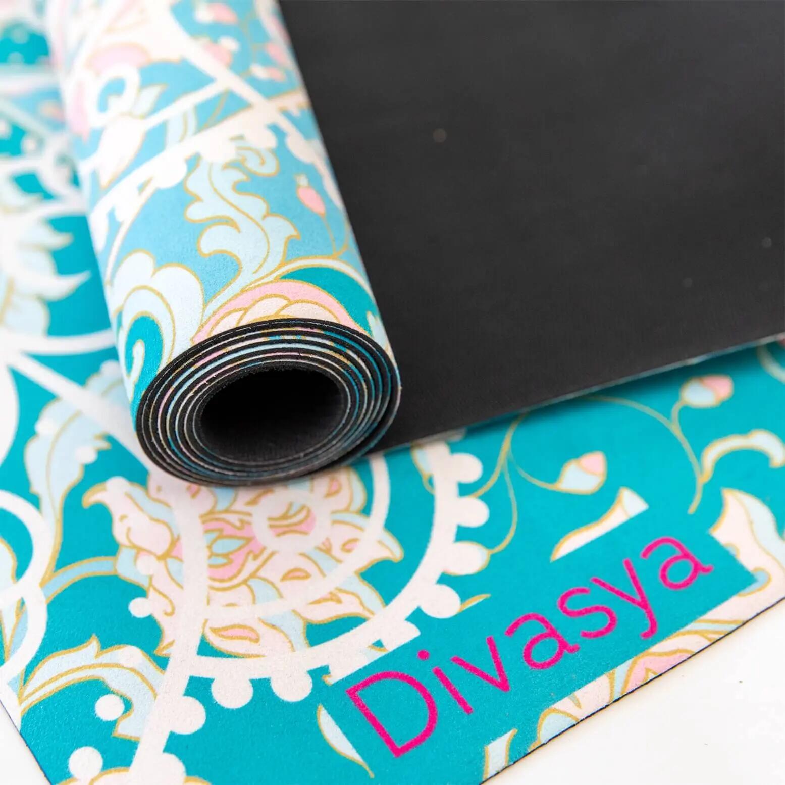 Tapis de yoga de voyage: fin & léger | pliable & antidérapant 5/7