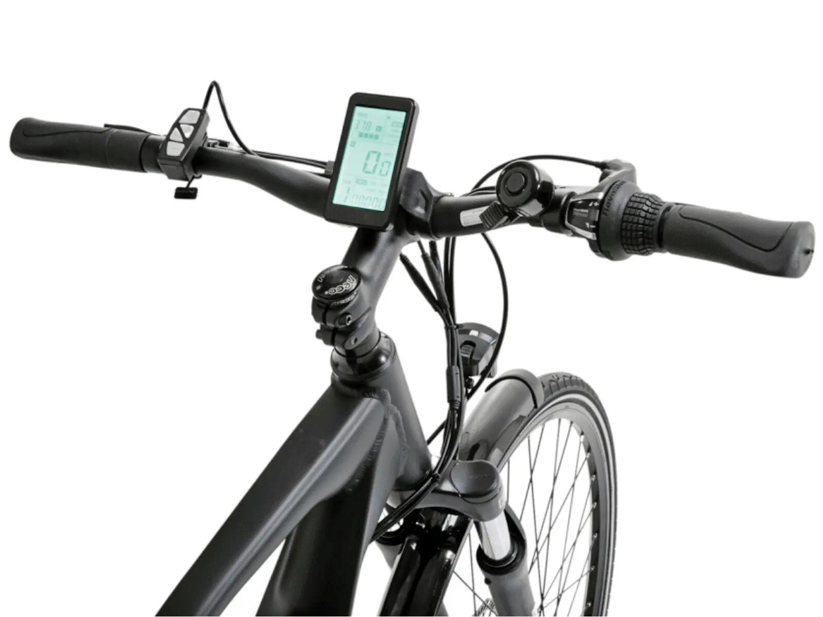 Vélo électrique de randonnée UrbanMove 13 Ah, 28 pouces, noir 3/4