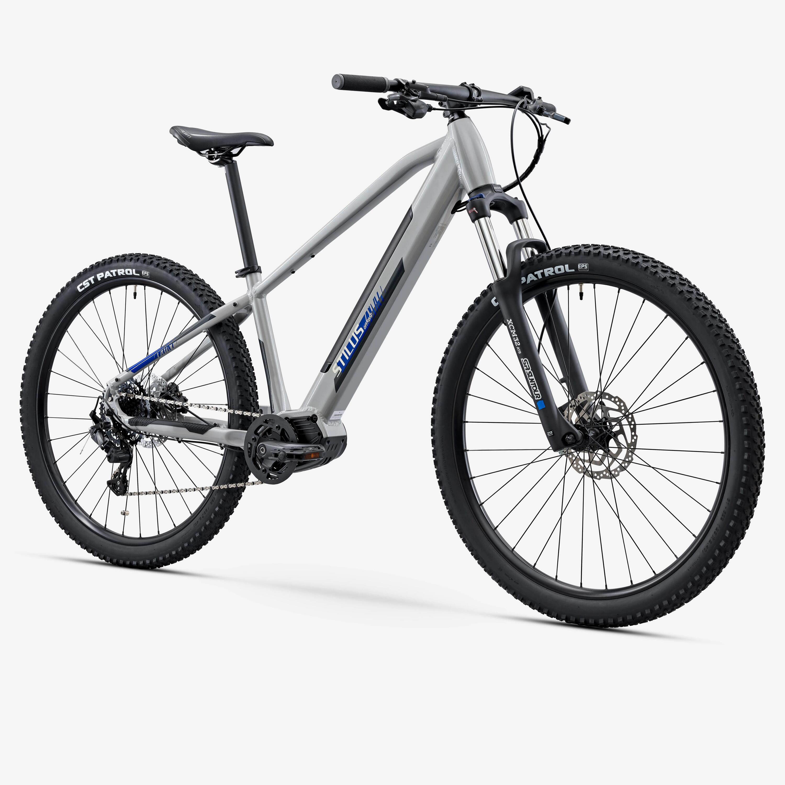 Tweedehands Elektrische tour mountainbike hardtail Stilus Off Road lichtgrijs 2/5