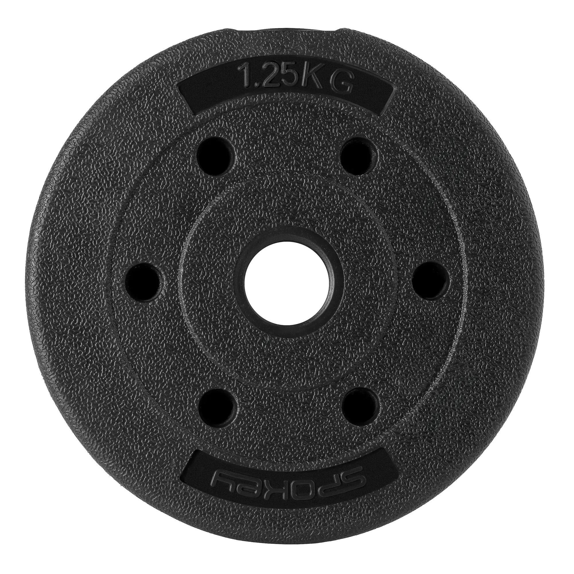 Zestaw 4w1 sztanga hantle kettlebell podpórki do pompek Spokey Pondus Set 20 kg 13/14
