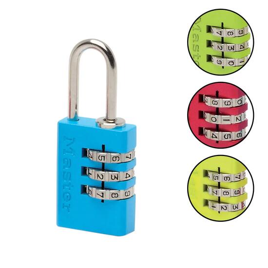 7620EURDCOLCC Cadenas à Combinaison Programmable en Aluminium