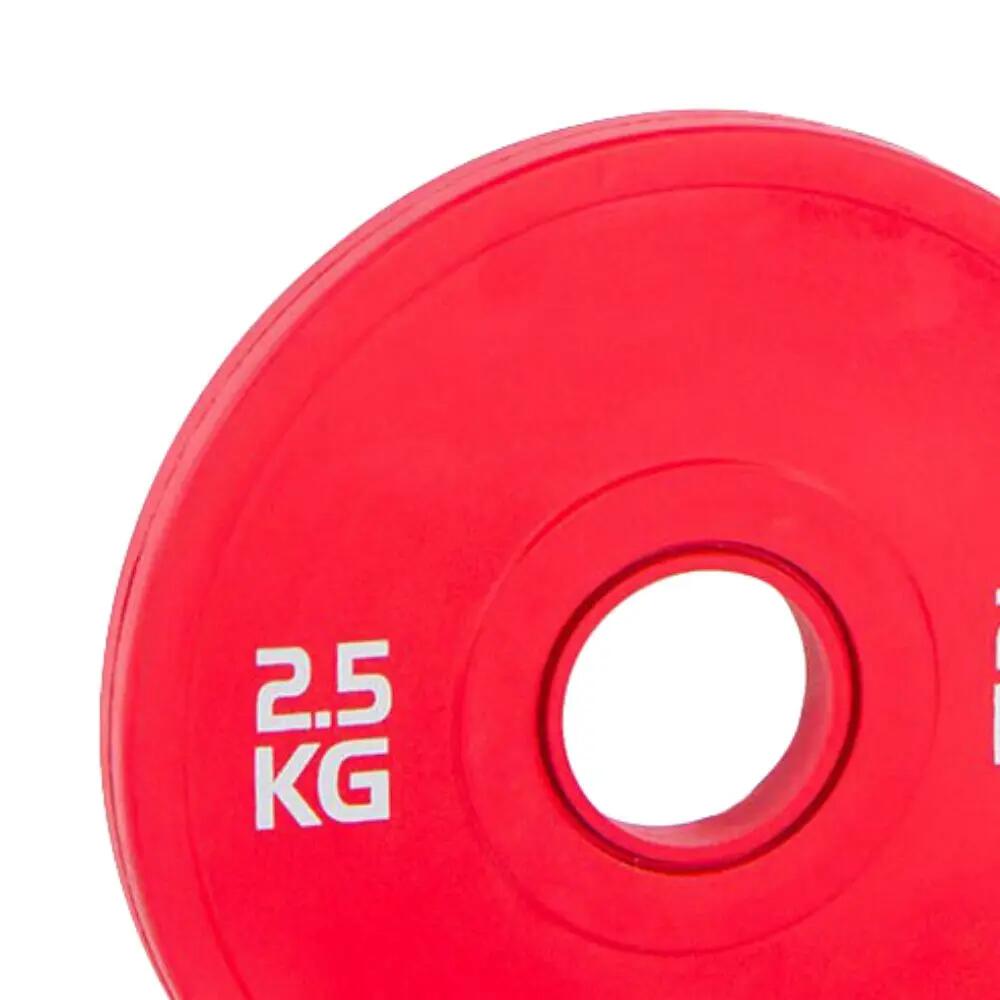 Disco bumper fraccional - Crosstraining, halterofilia y powerlifting - 2,5 kg 2/3