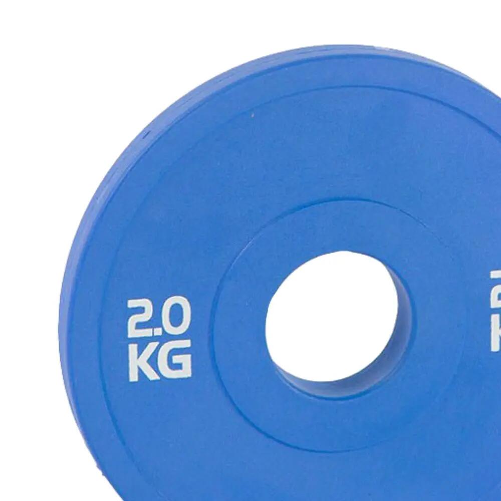 Disco bumper - Crosstraining y halterofilia - Fraccional, 2 kg, 50 mm 2/3