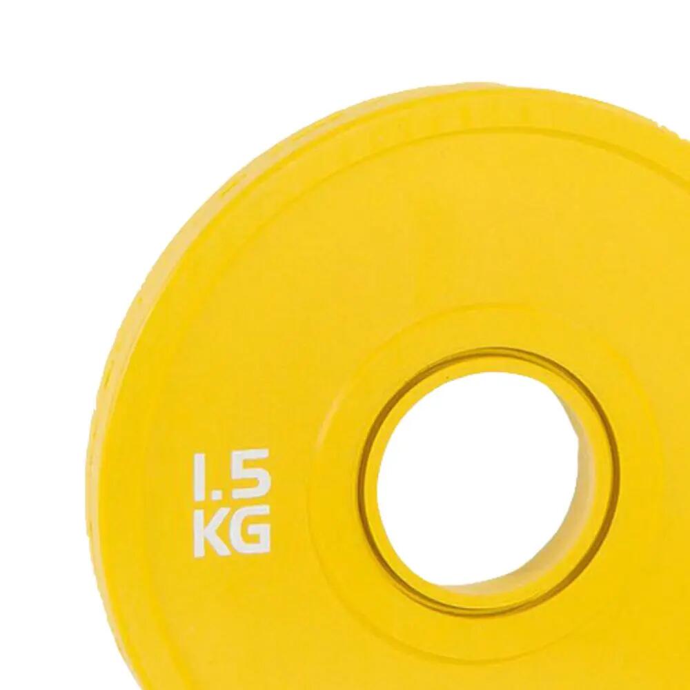 Disco bumper fraccional - Crosstraining, halterofilia y powerlifting - 1,5 kg 2/3