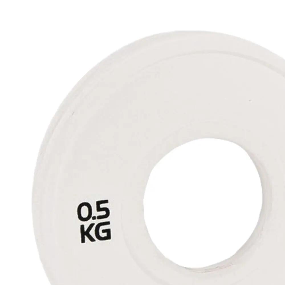Disco bumper fraccional - Halterofilia y crosstraining - 0,5 kg 2/3