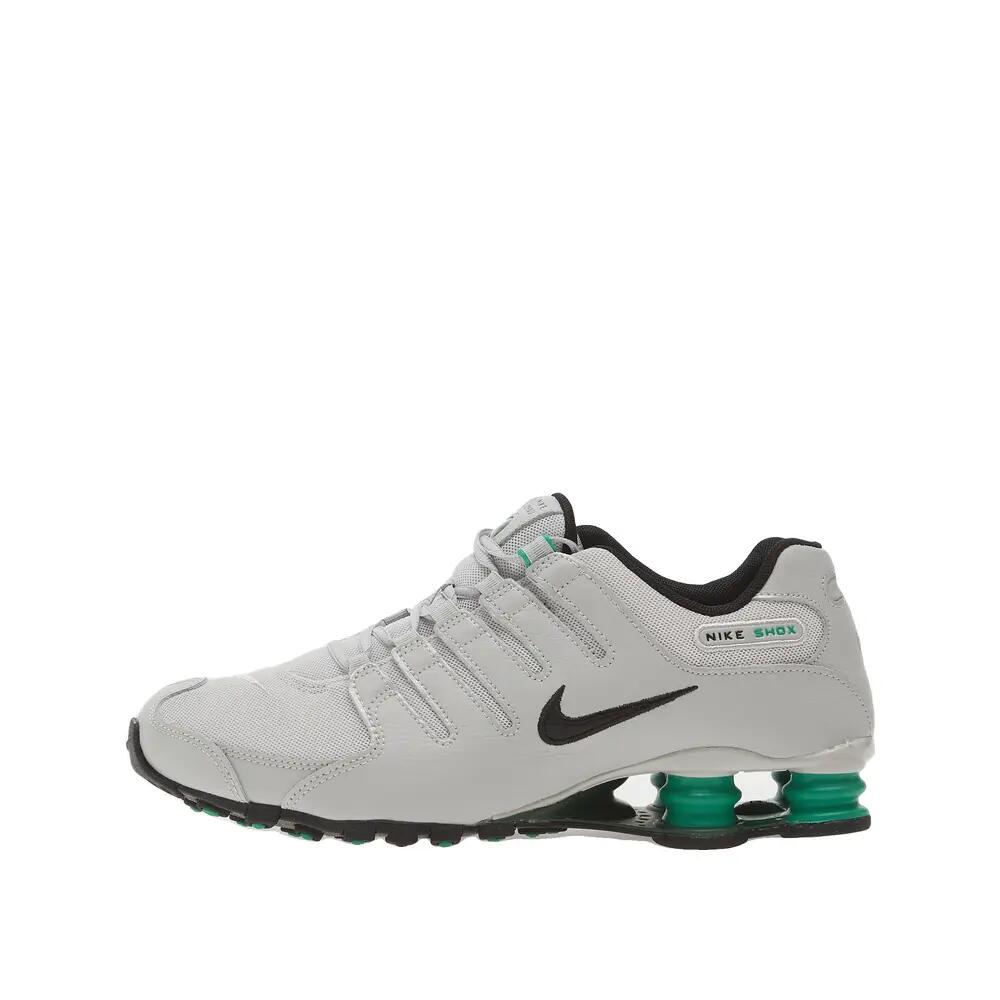 Zapatillas Nike Shox NZ Gris Brume/Negro-Verde Stade-Fir 6/6