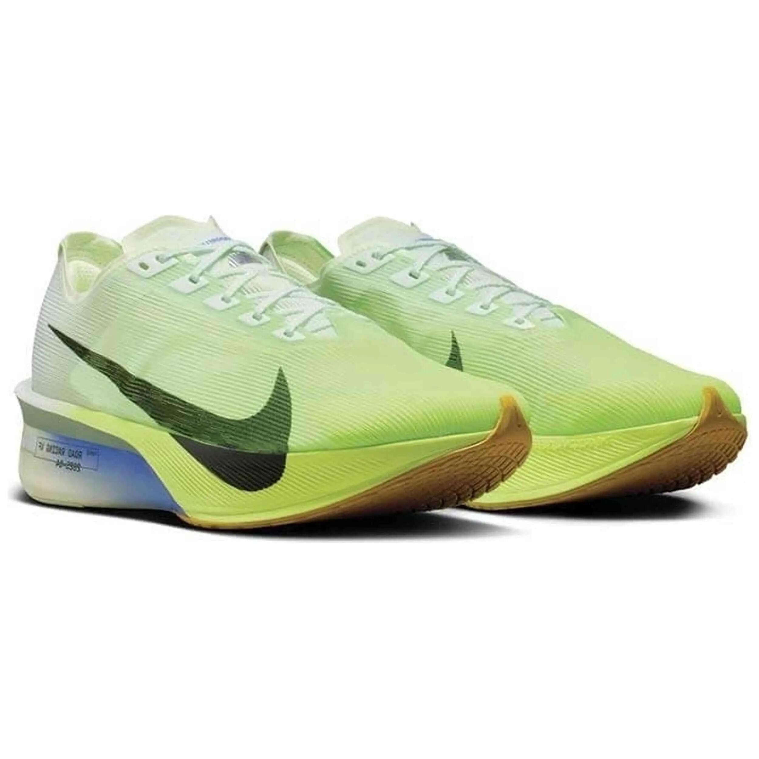 Chaussures de course Nike modèle Vaporfly 4 % "Lime Glow/Black" pour homme 3/5