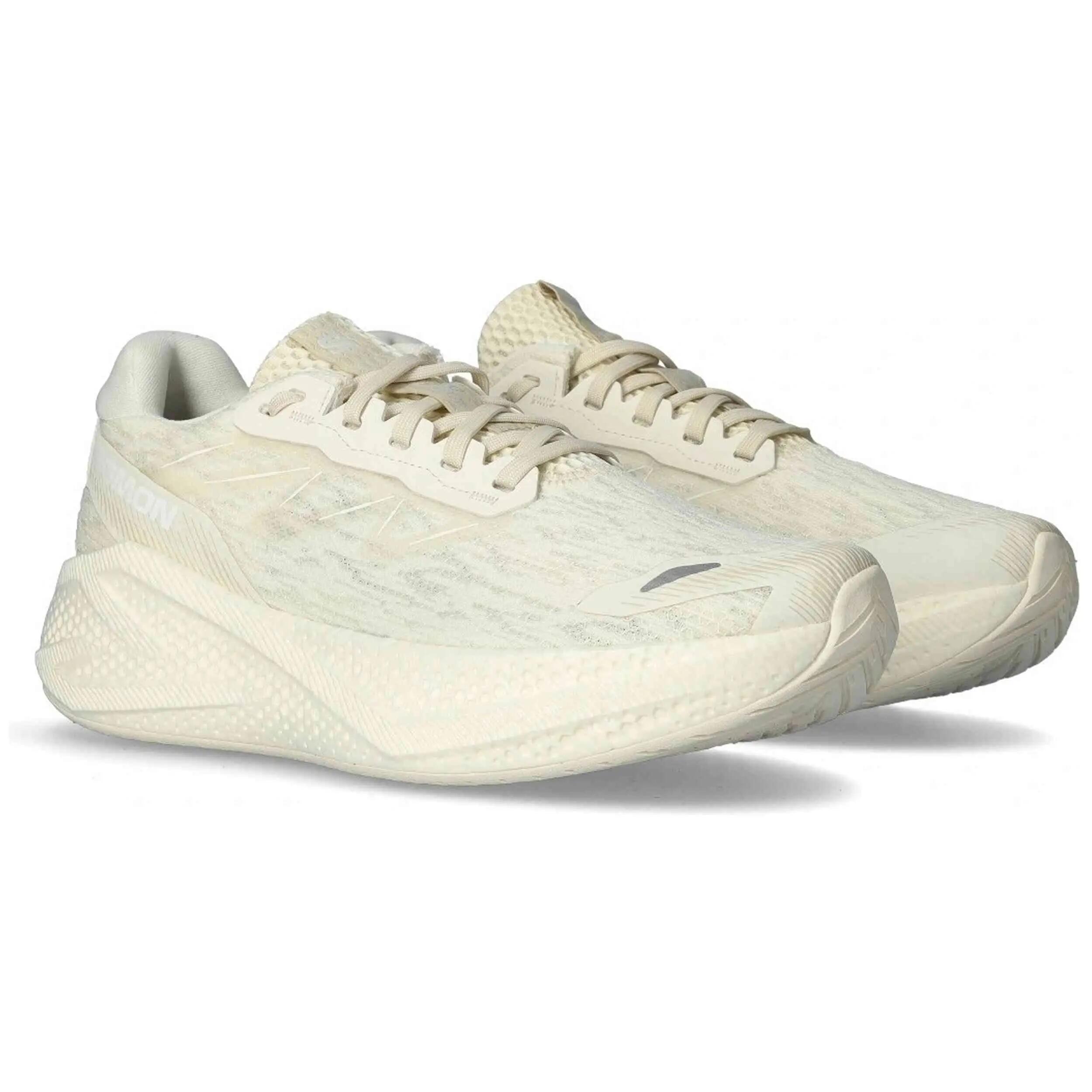 Chaussures de course Salomon modèle Aero Glide 4 "Vanilla Ice/Vanill pour femmes 3/5