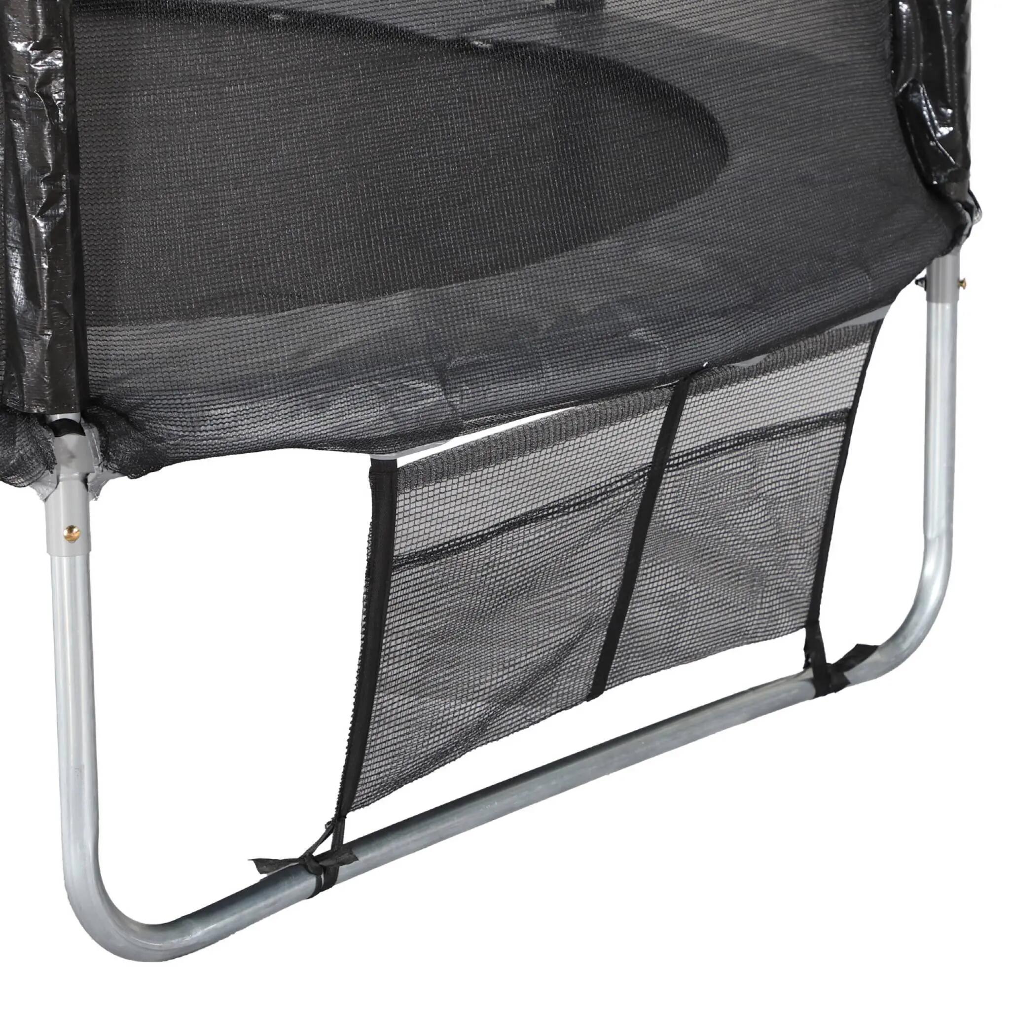 Trampoline 250 cm, gris, avec accessoires  | sweeek 7/9