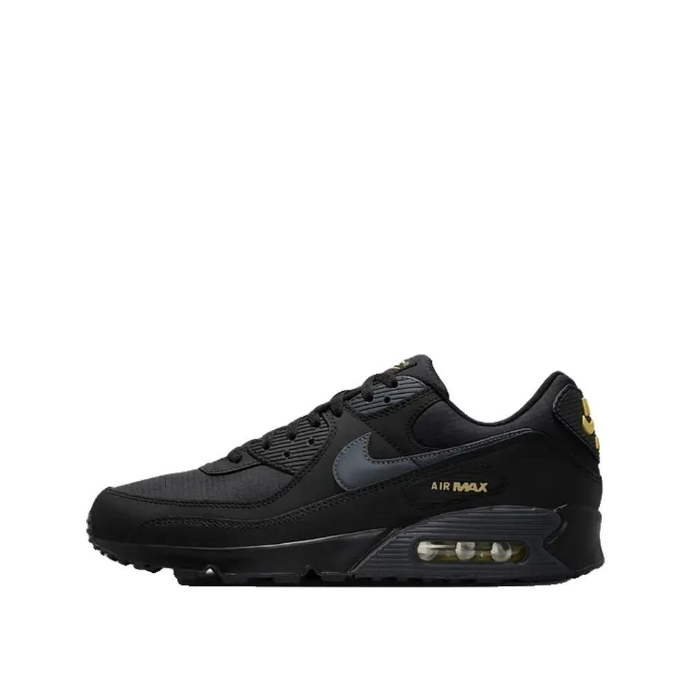 Nike Air Max 90 Batman Zwart/Antraciet/Goud Buff 3/7