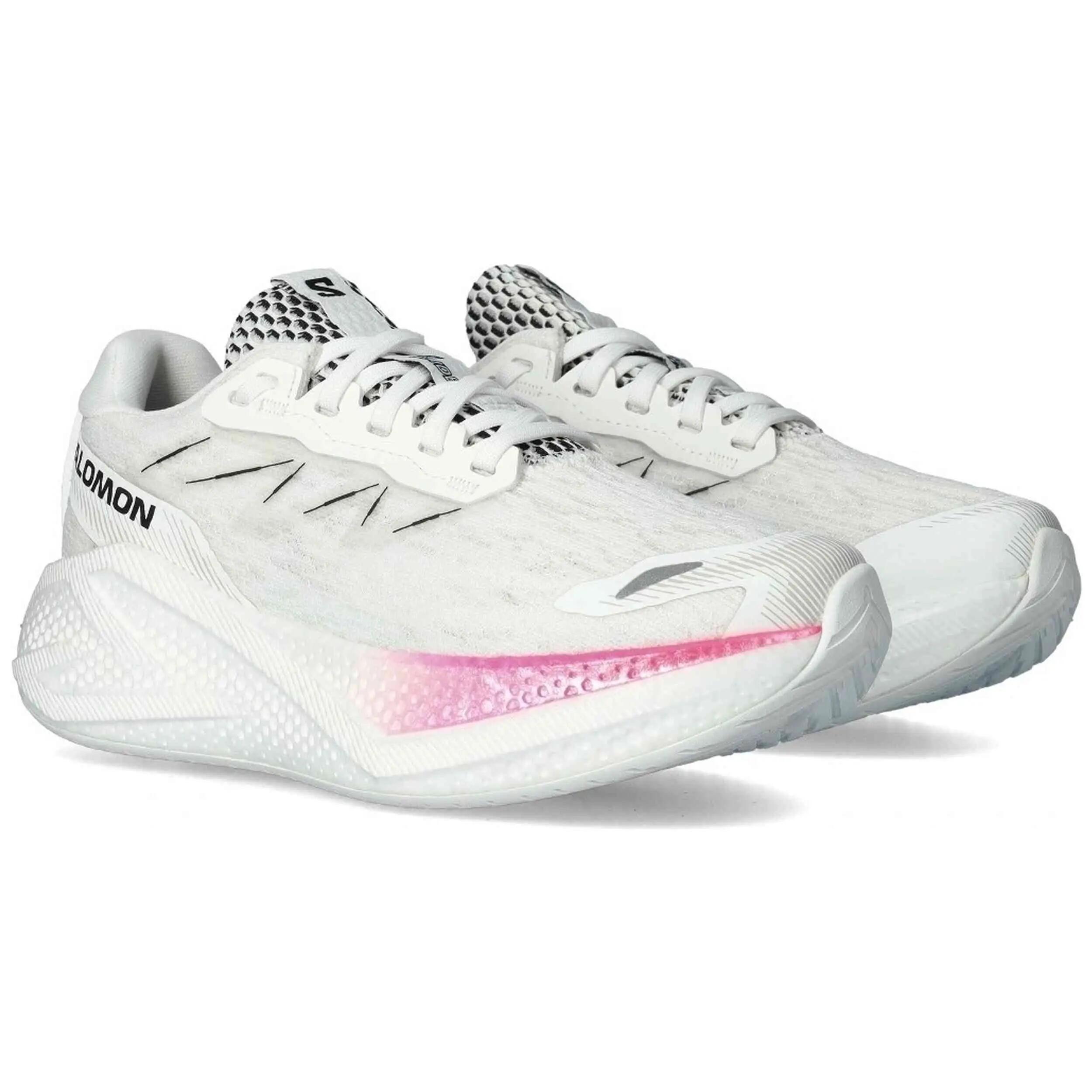 Tênis de corrida Salomon modelo Aero Glide "White/White/Black" para mulheres 3/5