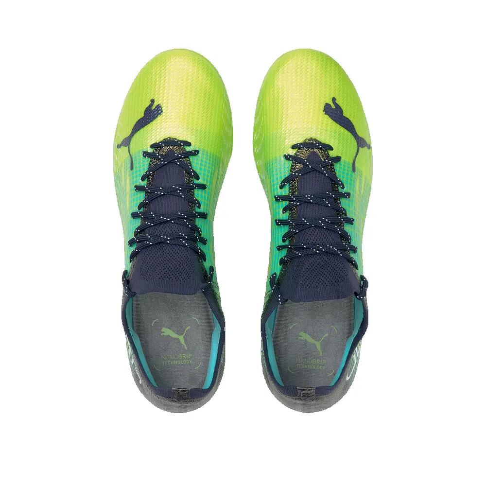 Chaussures de football PUMA Ultra 1.3 MG Vert/Jaune 3/3