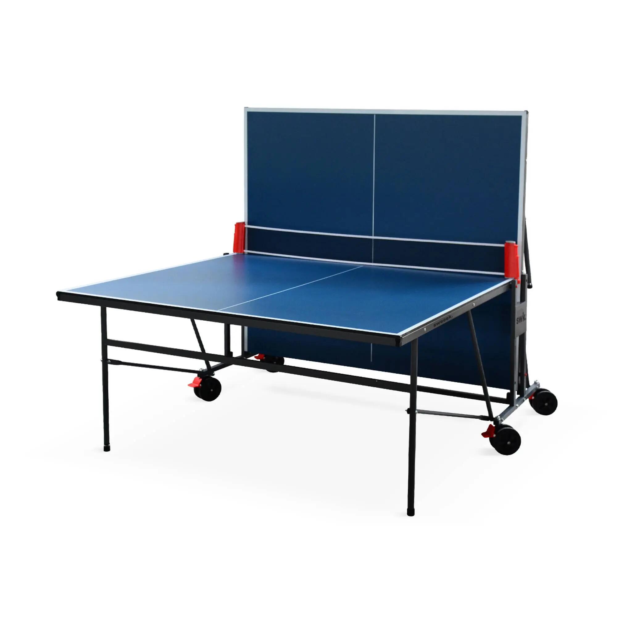 Mesa de ping pong interior com 2 raquetes 3 bolas + capa de proteção, 274cm, 10/10