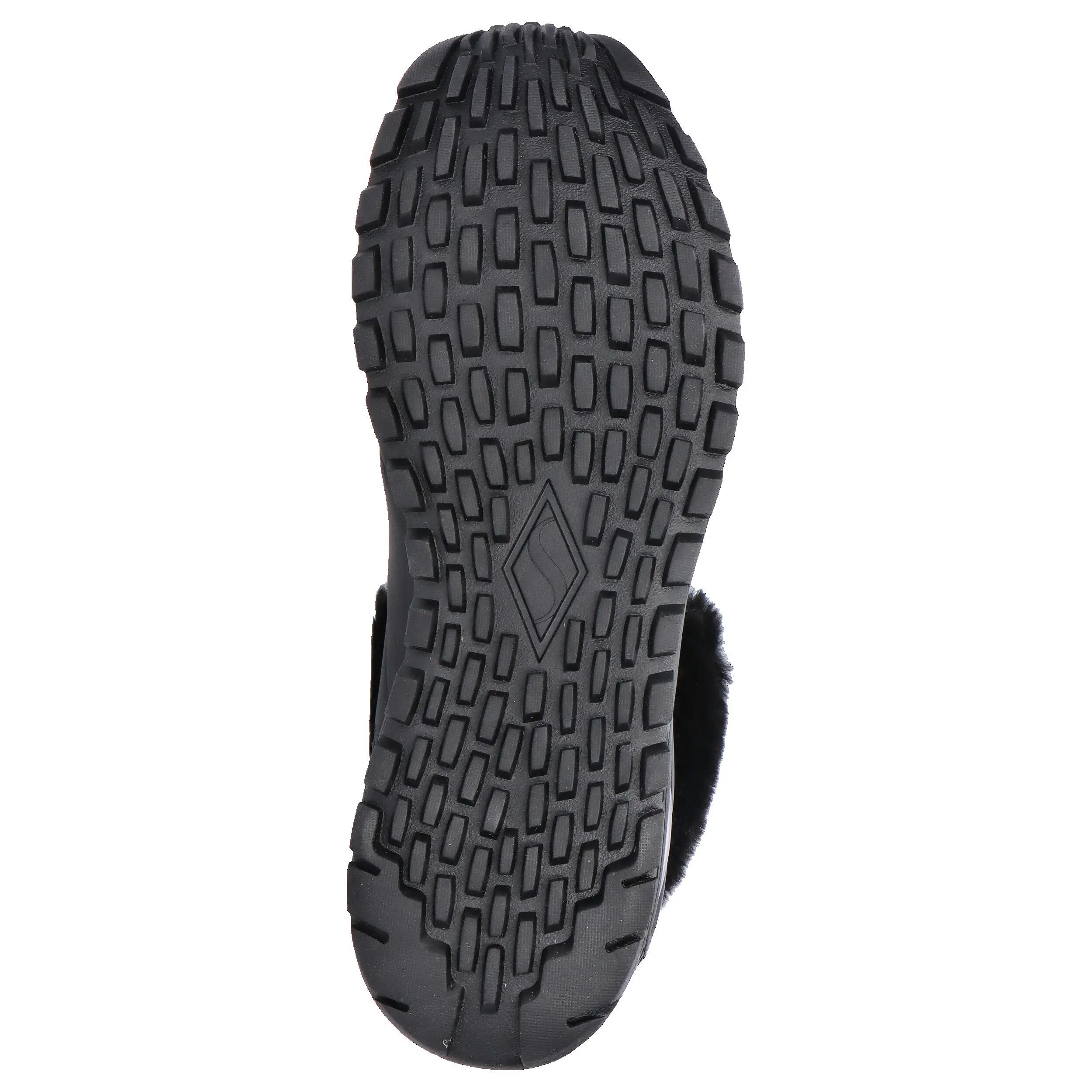 Platte Enkellaarzen Dames Skechers Uno Rugged-arctic Avenue Zwart 6/14