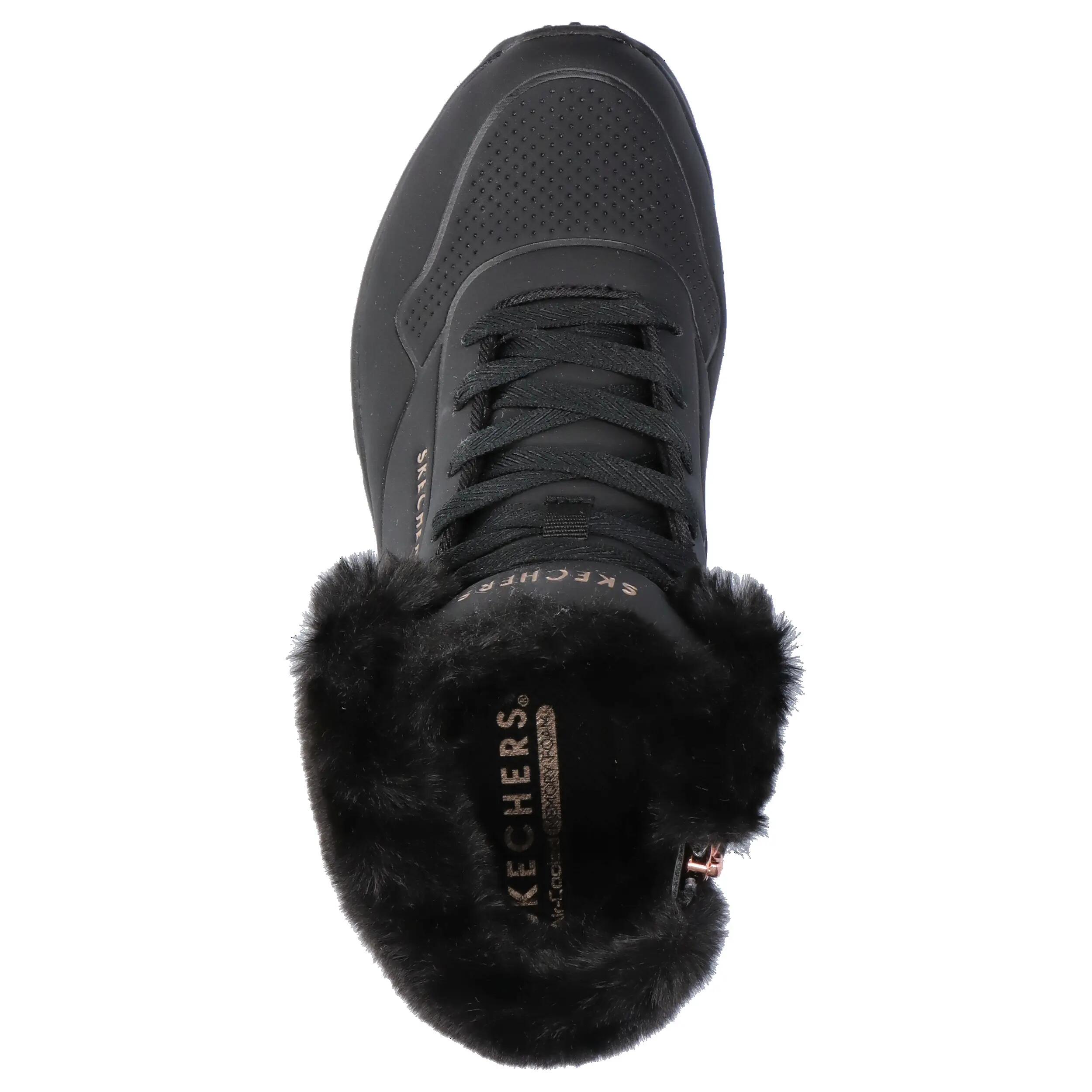 Platte Enkellaarzen Dames Skechers Uno Rugged-arctic Avenue Zwart 5/14