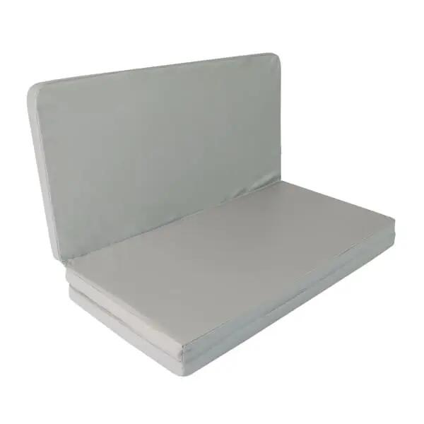 Tapis de gymnastique fitness pliable 3 sections 150x100x8cm Gamma Gris 4/5