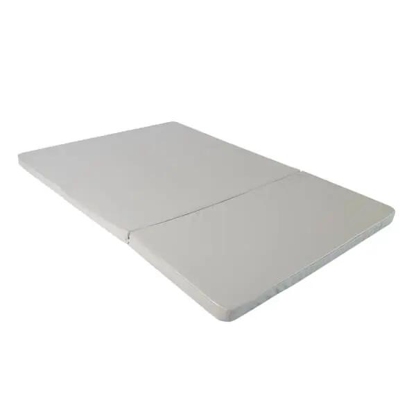 Tapis de gymnastique fitness pliable 3 sections 150x100x8cm Gamma Gris 2/5