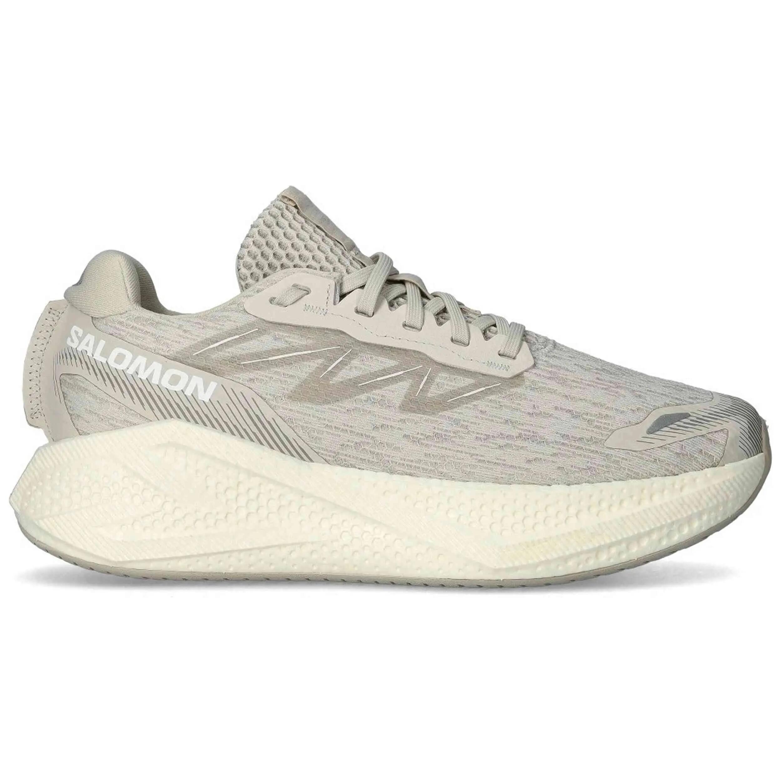 Tênis de corrida Salomon modelo Aero Glide 4 "Silver Cloud/Silver Clo para homem 2/5