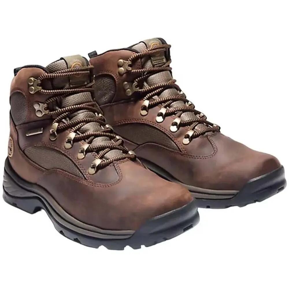 Botas de homem Timberland Chocorua Trail Mid WP em castanho. 4/4