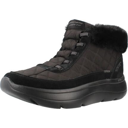 Flache Stiefeletten Damen Skechers Schwarz