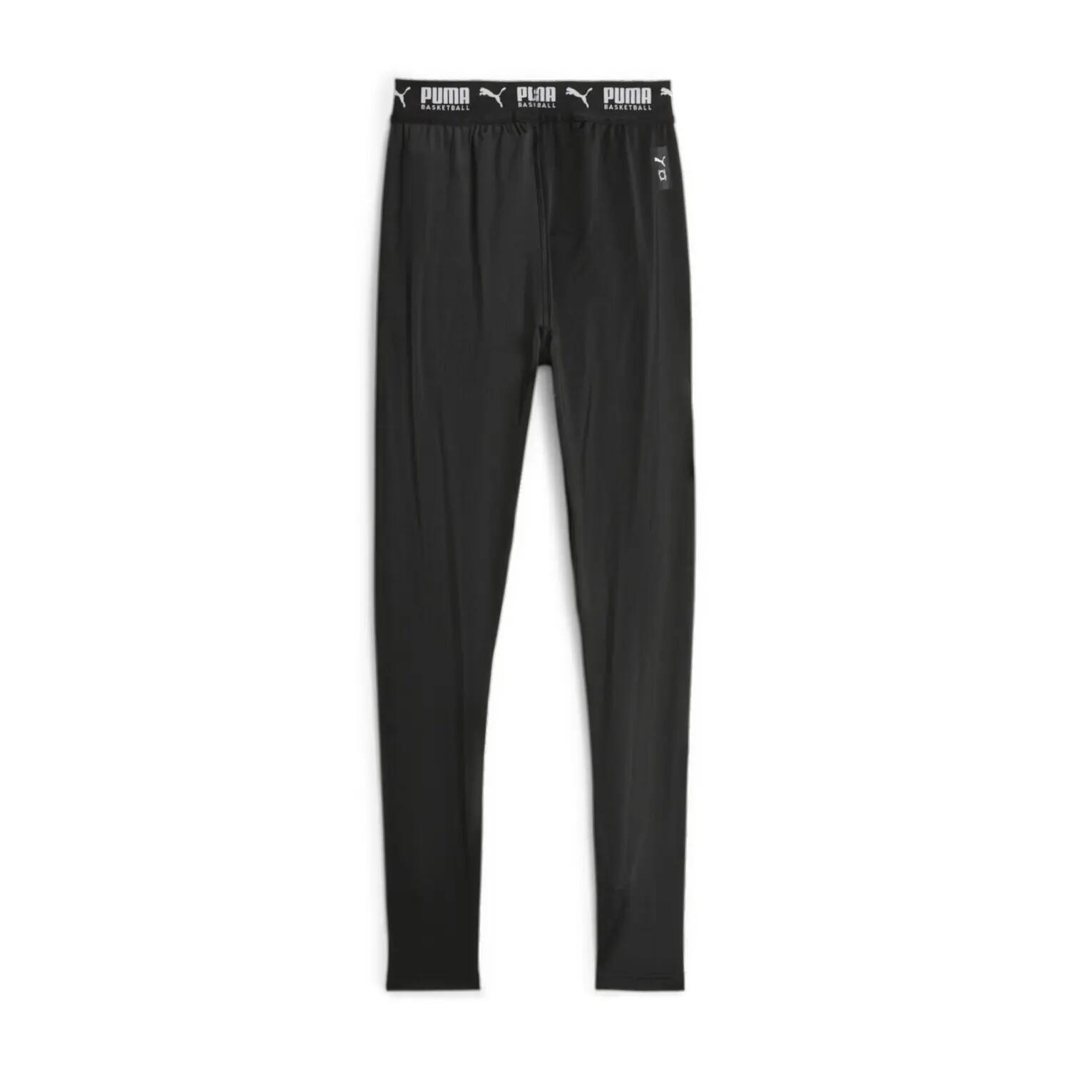 Hoops Team Baselayer basketballegging voor heren PUMA Black 8/8