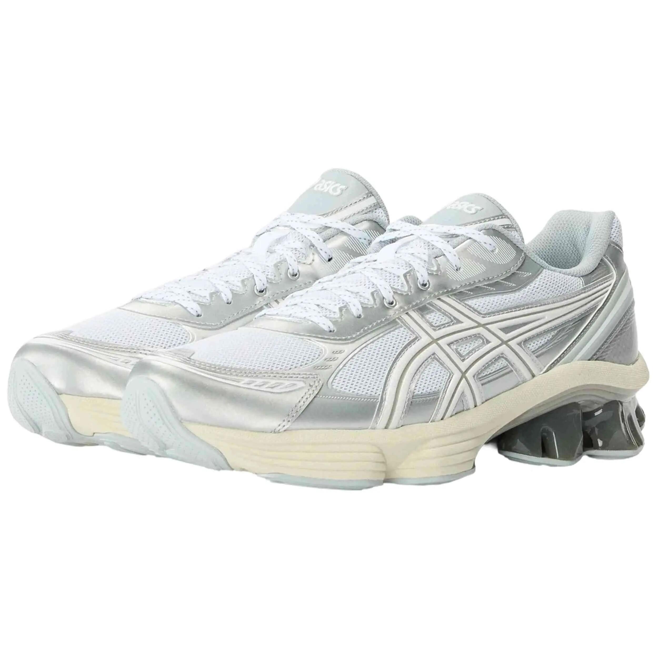 ASICS GEL-KINETIC FLUENT Schoenen Wit/Zilver 2/4