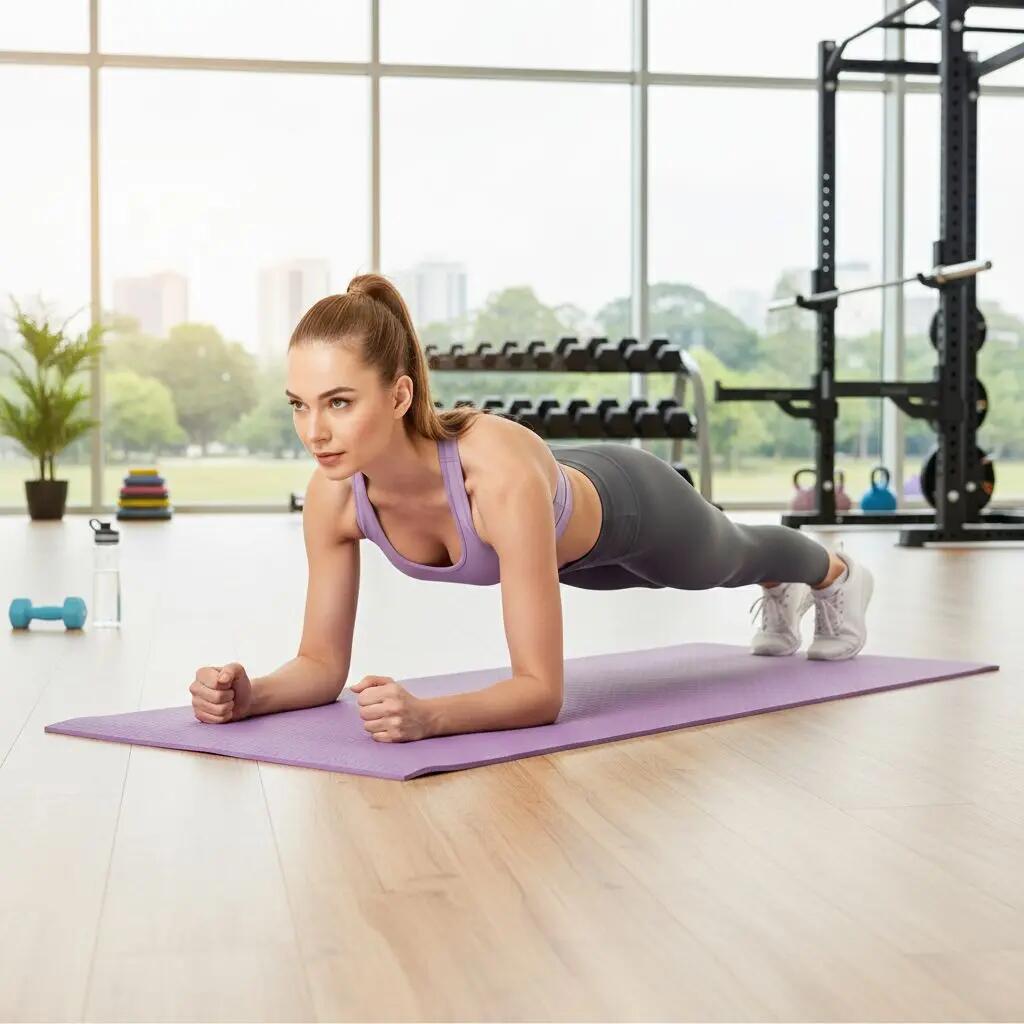 Unisex Fitness Materac Gimnastyczny Składany 190x90x0.7 cm Małpiszon Fioletowy 5/7