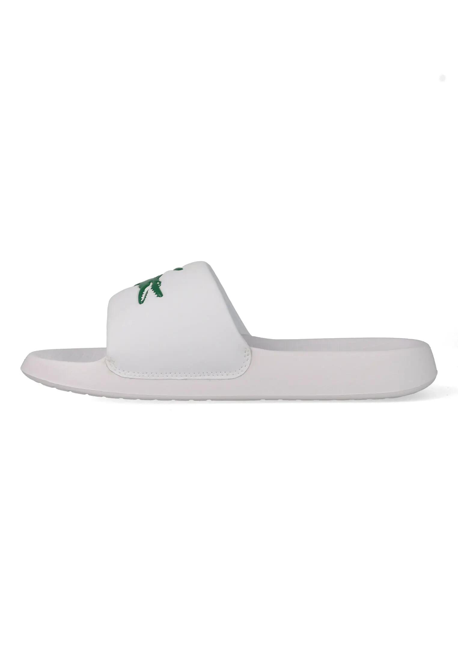 Lacoste Tongs Serve Slide 1.0 749CMA002108261-WHT/GRN Blanc / Vert-40.5 2/5