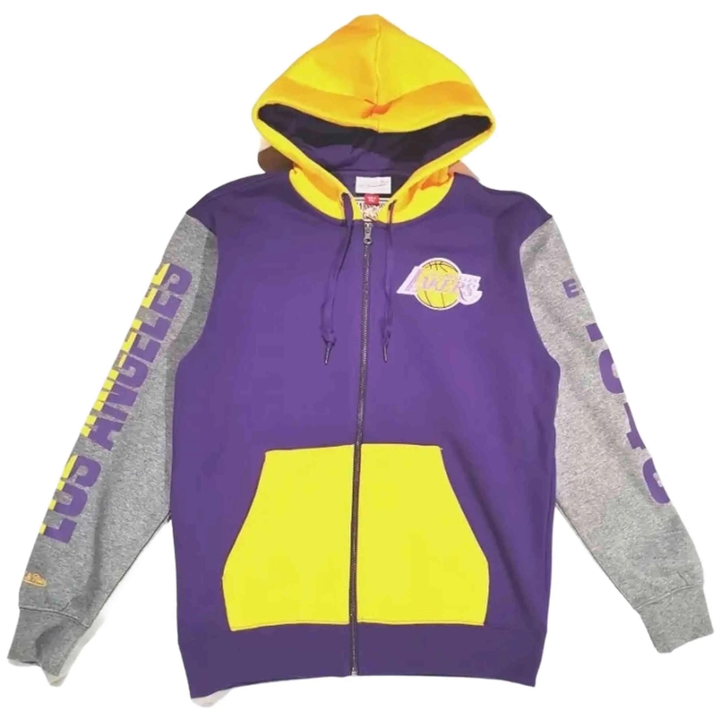 Sweater Mitchell & Ness model FPZP1179-LALYYPPPPURP voor unisex 3/4