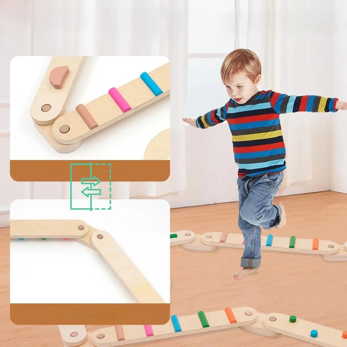 Fa Egyensúlyozó Út Gyermekeknek Számokkal 7/7