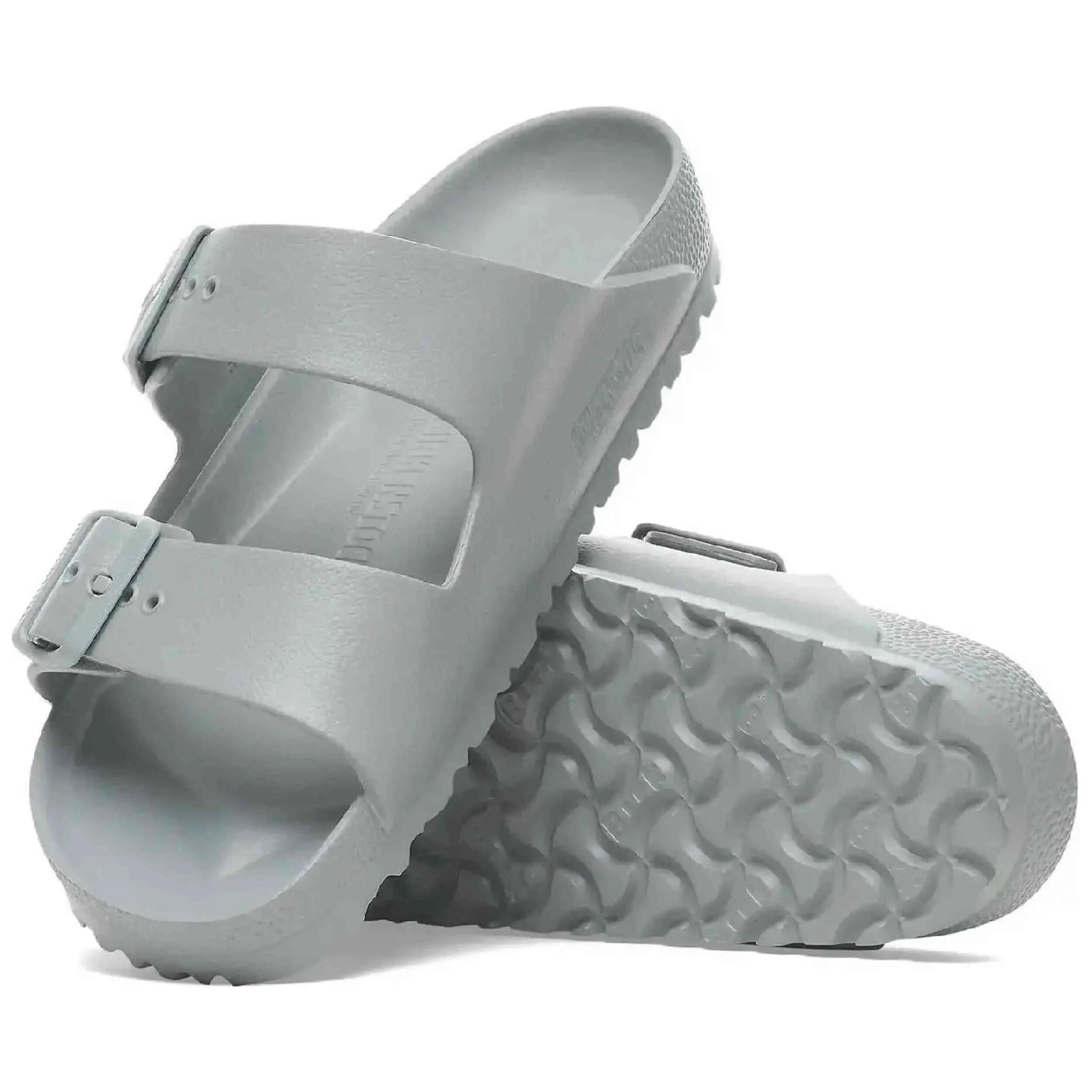 Sandalias Birkenstock modelo Arizona EVA "Metallic Grey" para unissex 4/4