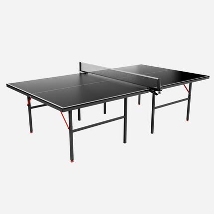 Tweedehands Indoor tafeltennistafel voor recreatief gebruik TTT 100 zwart