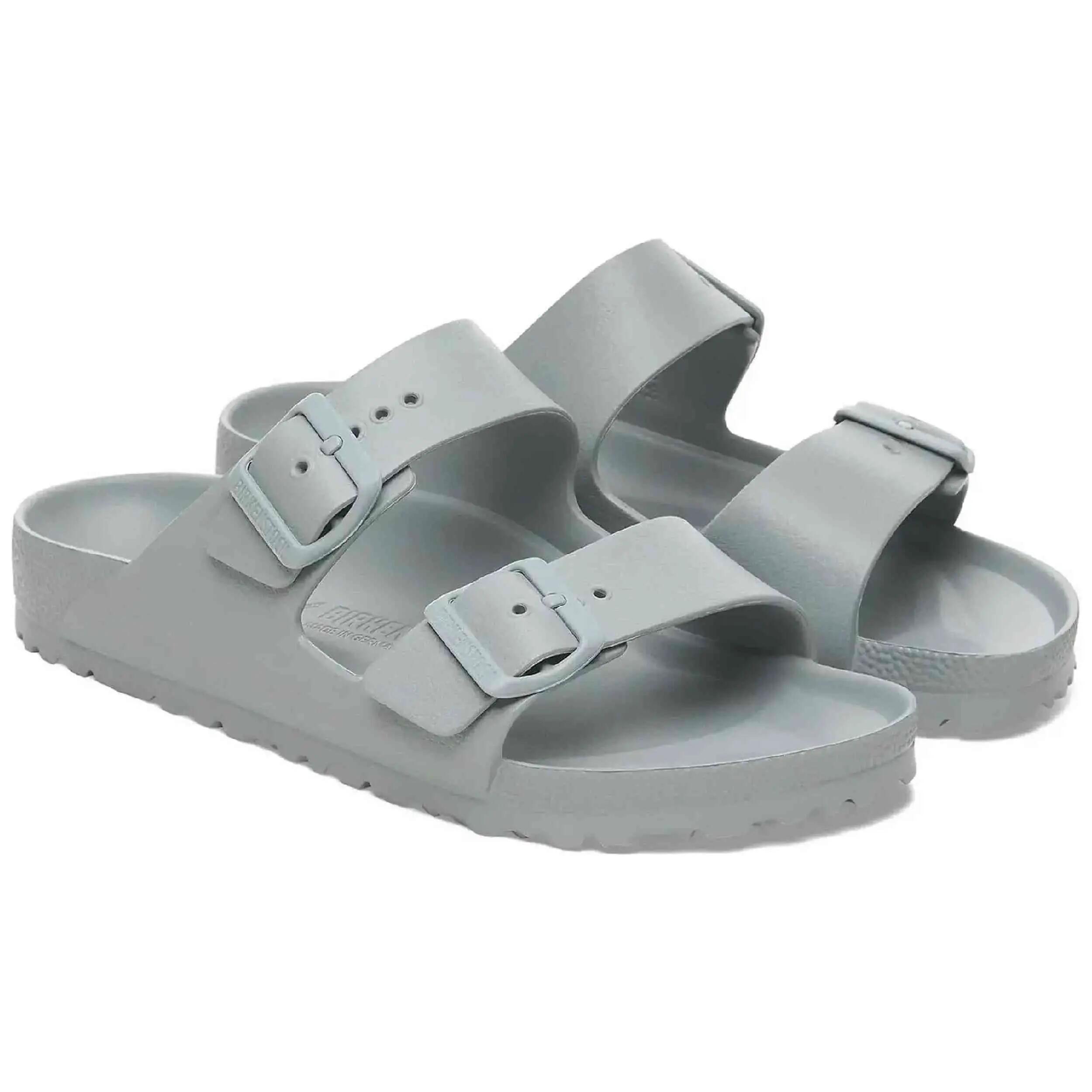 Sandalias Birkenstock modelo Arizona EVA "Metallic Grey" para unissex 2/4
