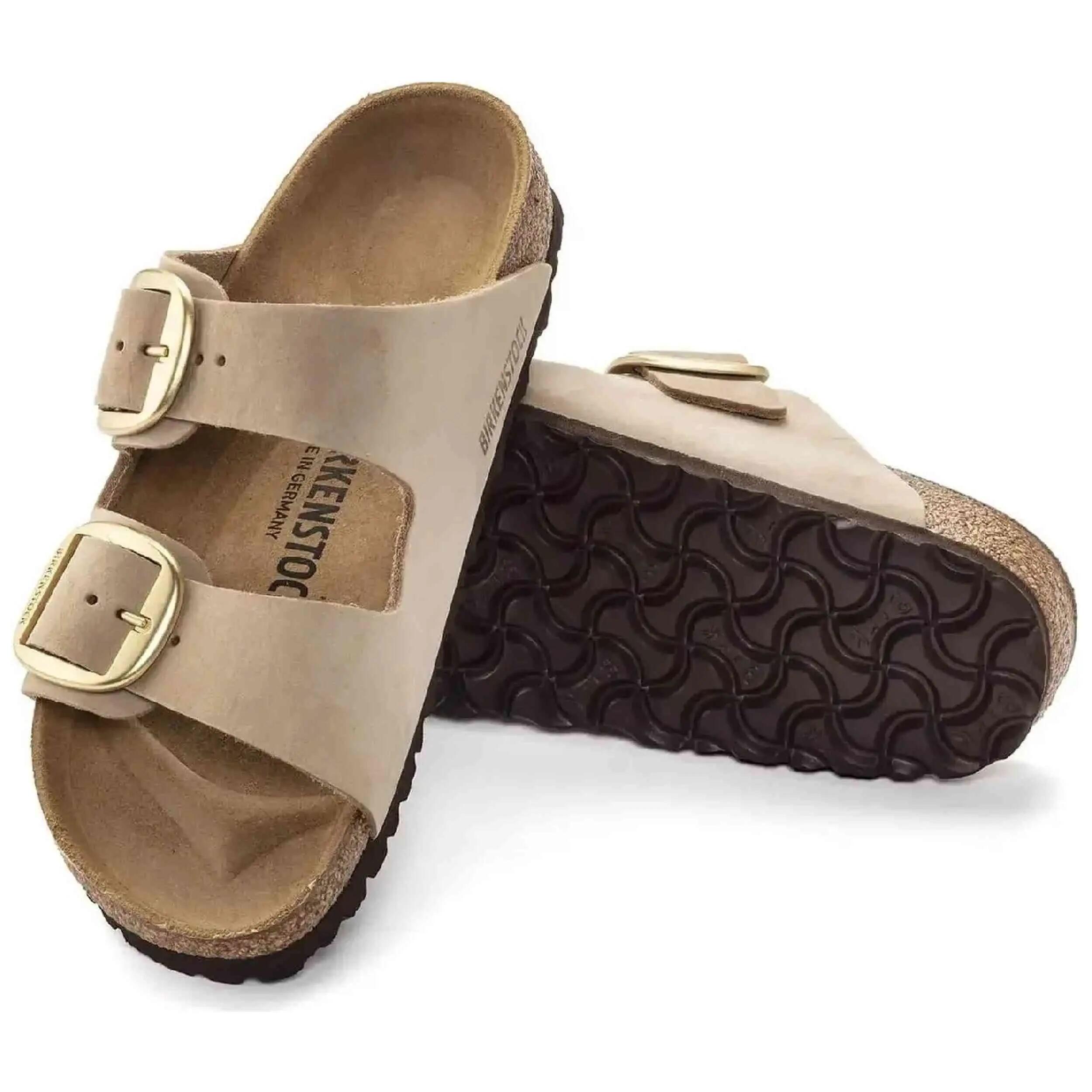 BIRKENSTOCK - Arizona slippers beige 4/6