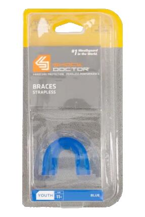 Protège-dents Braces Shock Doctor silicone bleu