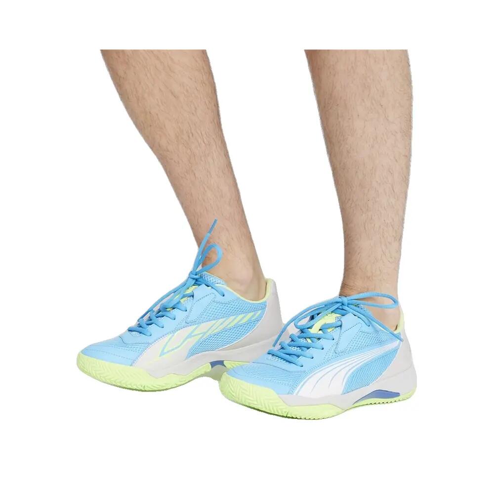 NOVA Court Padel cipő felnőtteknek PUMA Luminous Blue White Glacial Gray 8/8