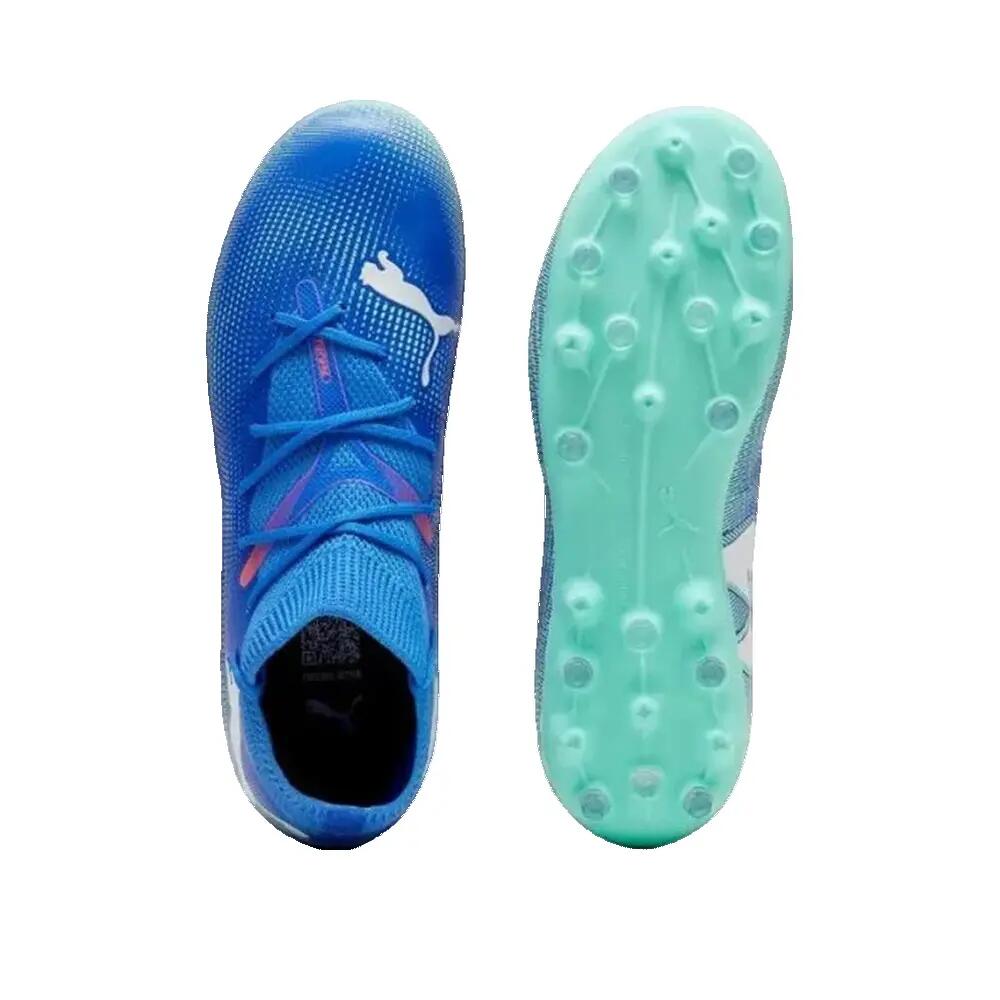 PUMA Future 7 Match MG Fußballschuhe Blau 3/5