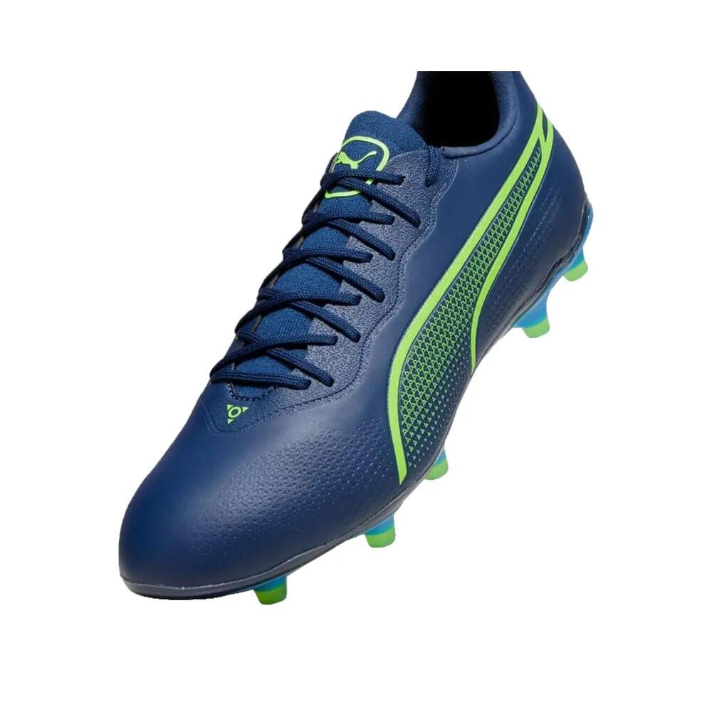 KING PRO FG/AG voetbalschoenen PUMA Persian Blue Pro Green Ultra 10/10