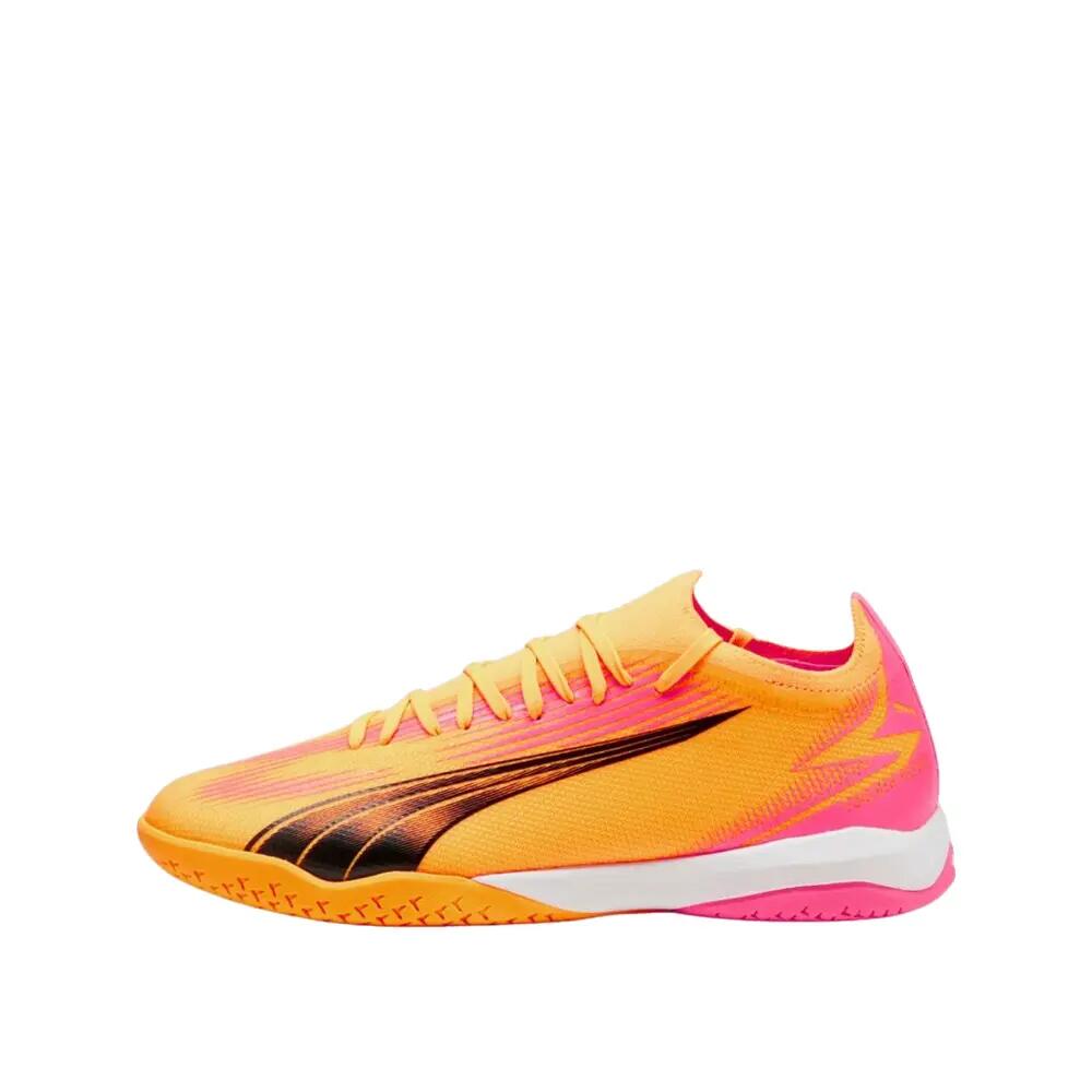 ULTRA MATCH IT voetbalschoenen PUMA Sun Stream Black Sunset Glow Orange Pink 9/10