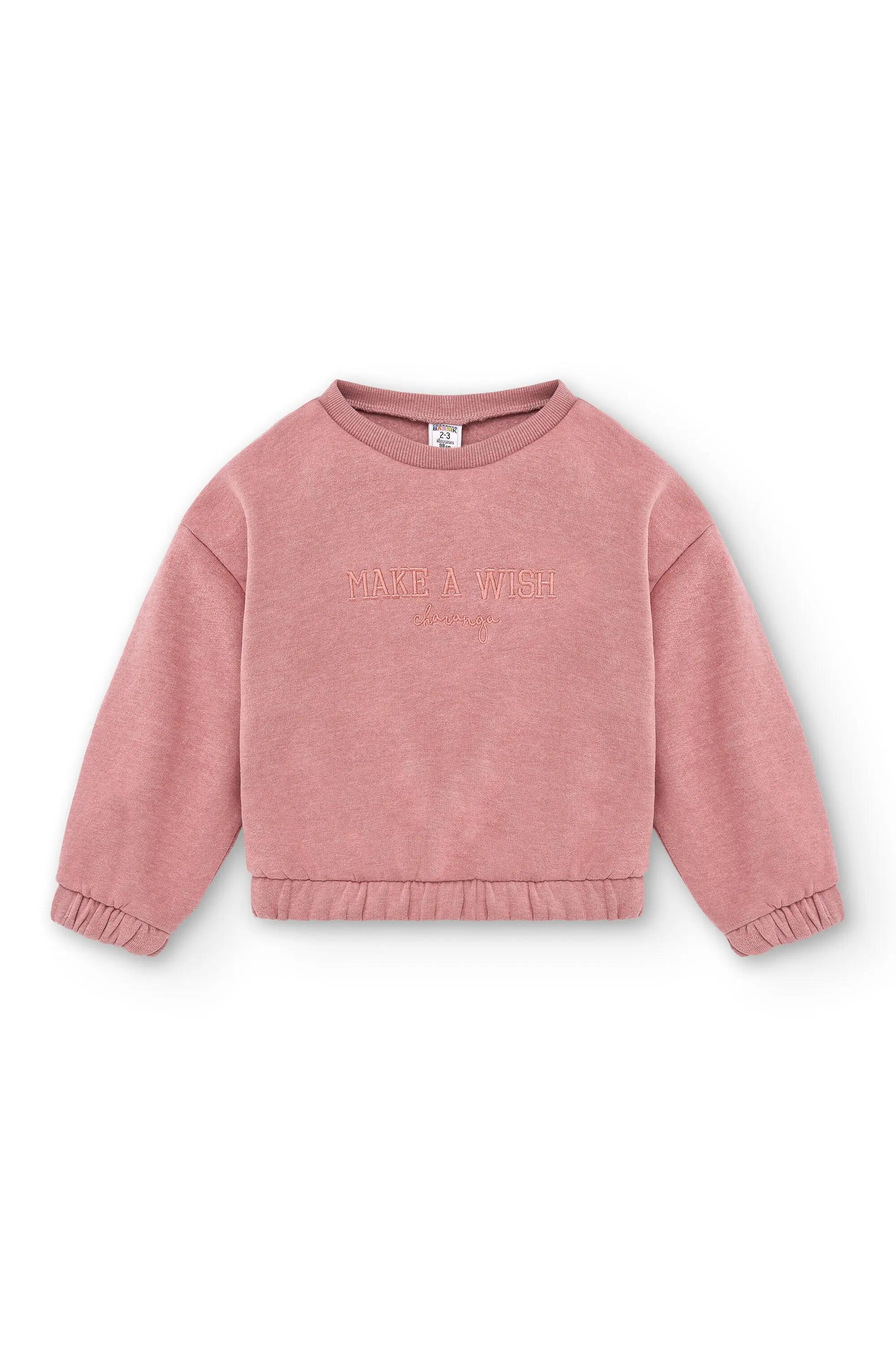 Moletom rosa infantil Wish | Sem 2/5