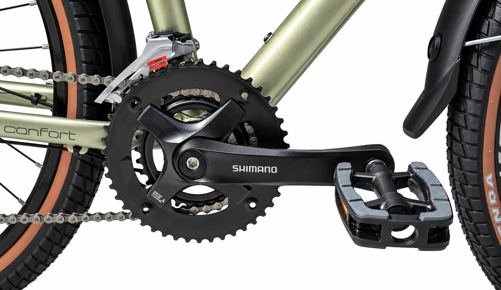 Bicicleta Híbrida Confort 7.2 27,5 Shimano Acera 16V Travões Hidráulicos 7/14