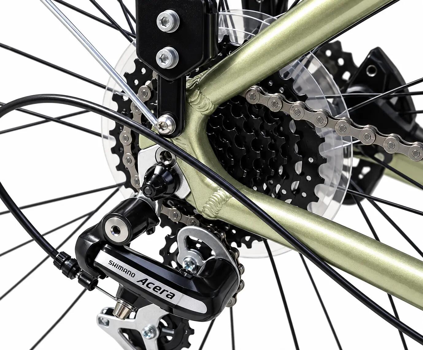 Bicicleta Híbrida Confort 7.2 27,5 Shimano Acera 16V Travões Hidráulicos 8/14