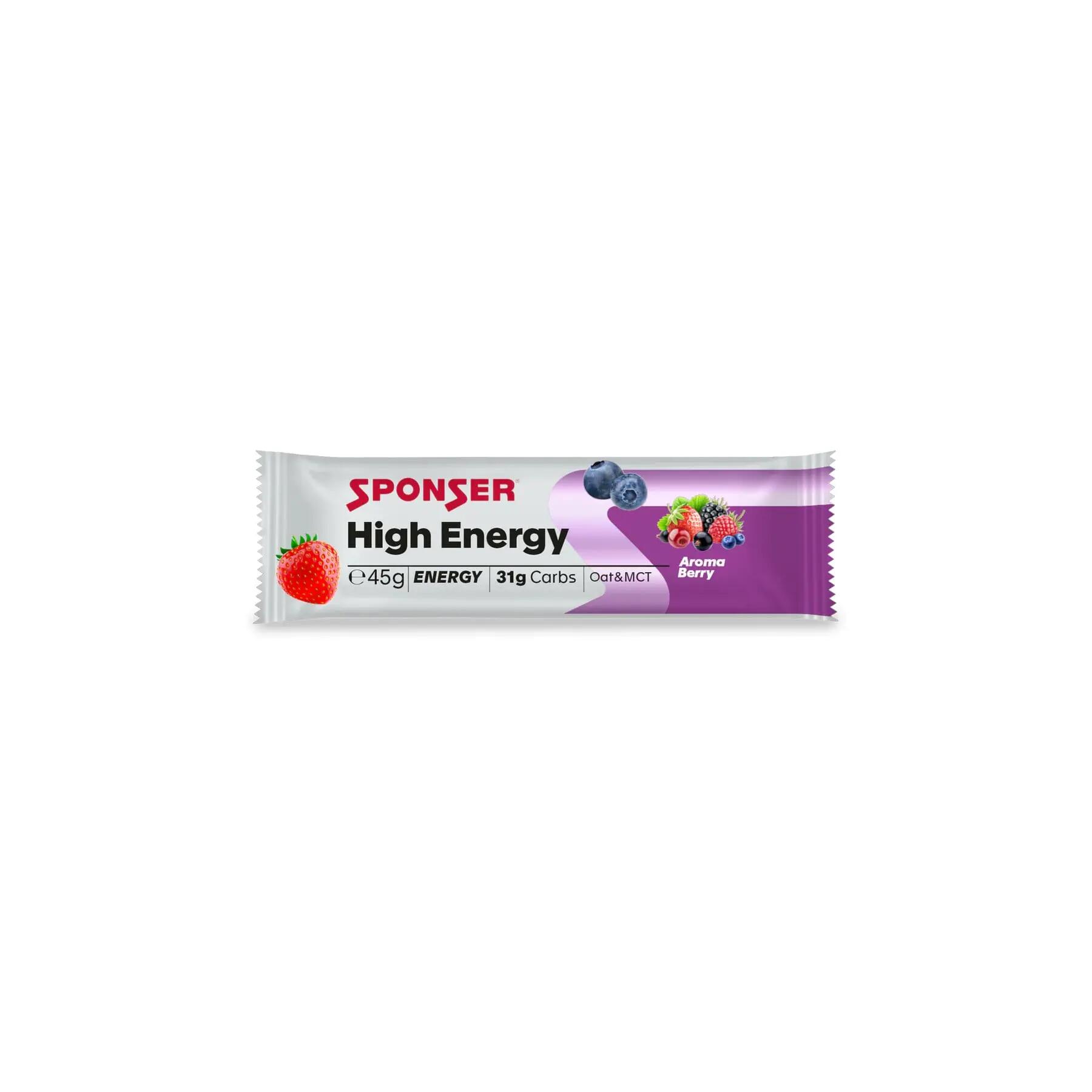 High Energy Bar, BERRY Display (30 x 45 g) 3/7