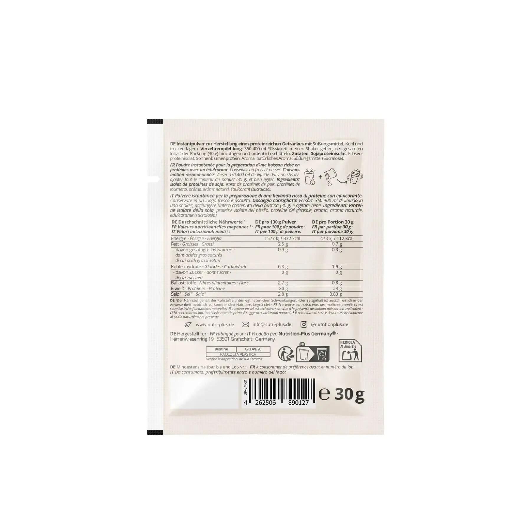 Proteina Vegan 3K - Fitness - Integratore proteico - Campione 30 g - Gusto Sahne 3/3