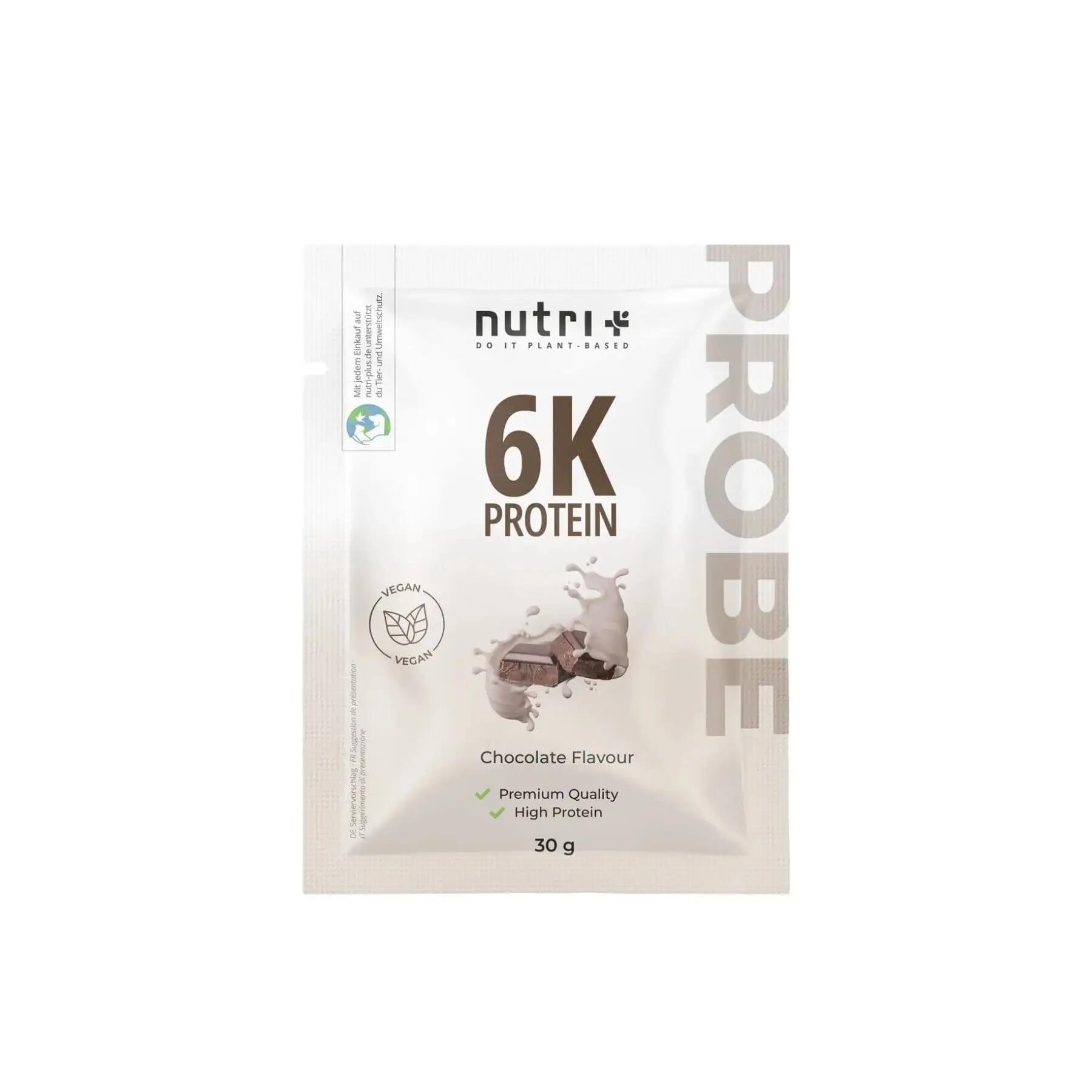 NUTRI+ Vegan 6K Protein Sample 30 g - Chocolate 2/3