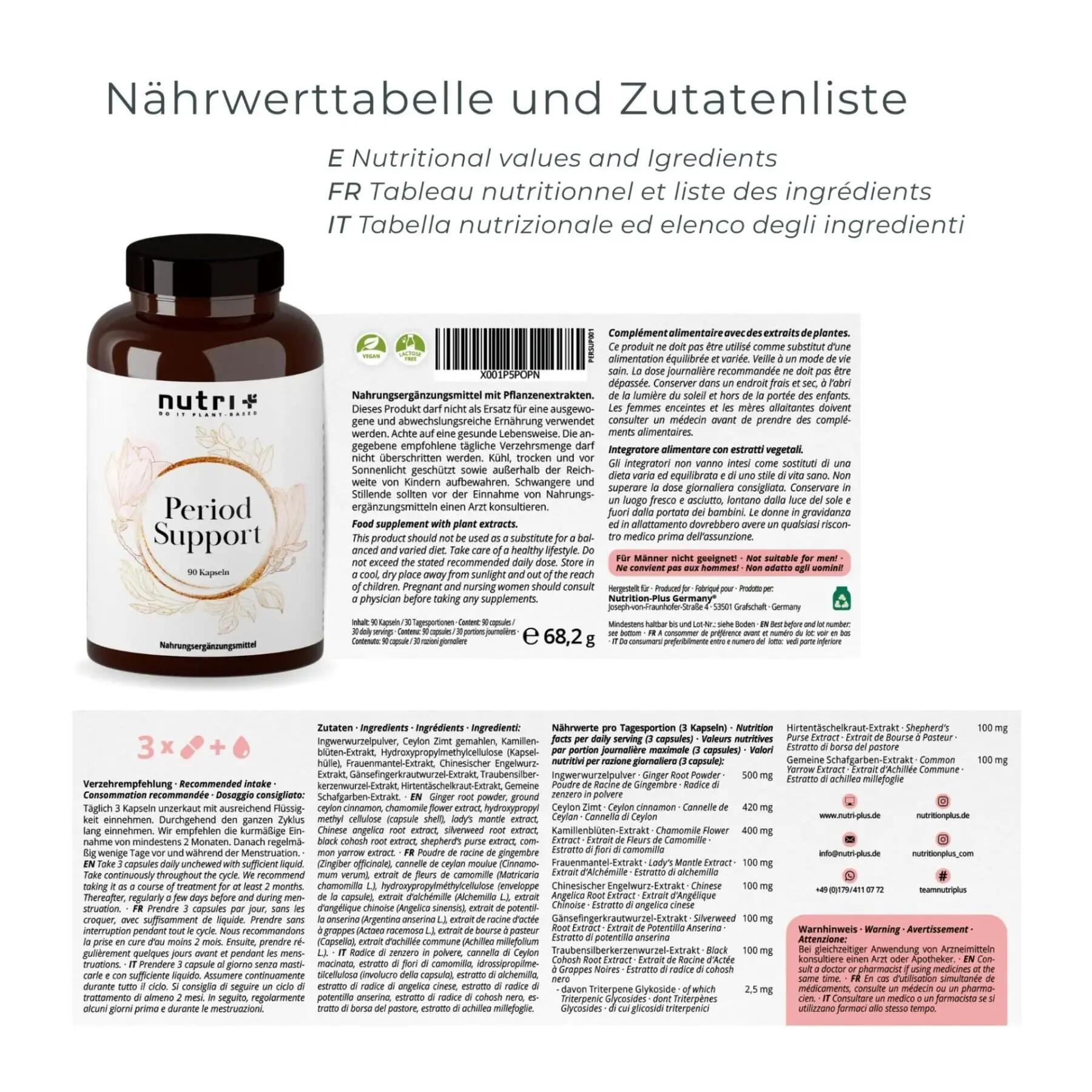 Integratore Period Support - 90 capsule 3/6