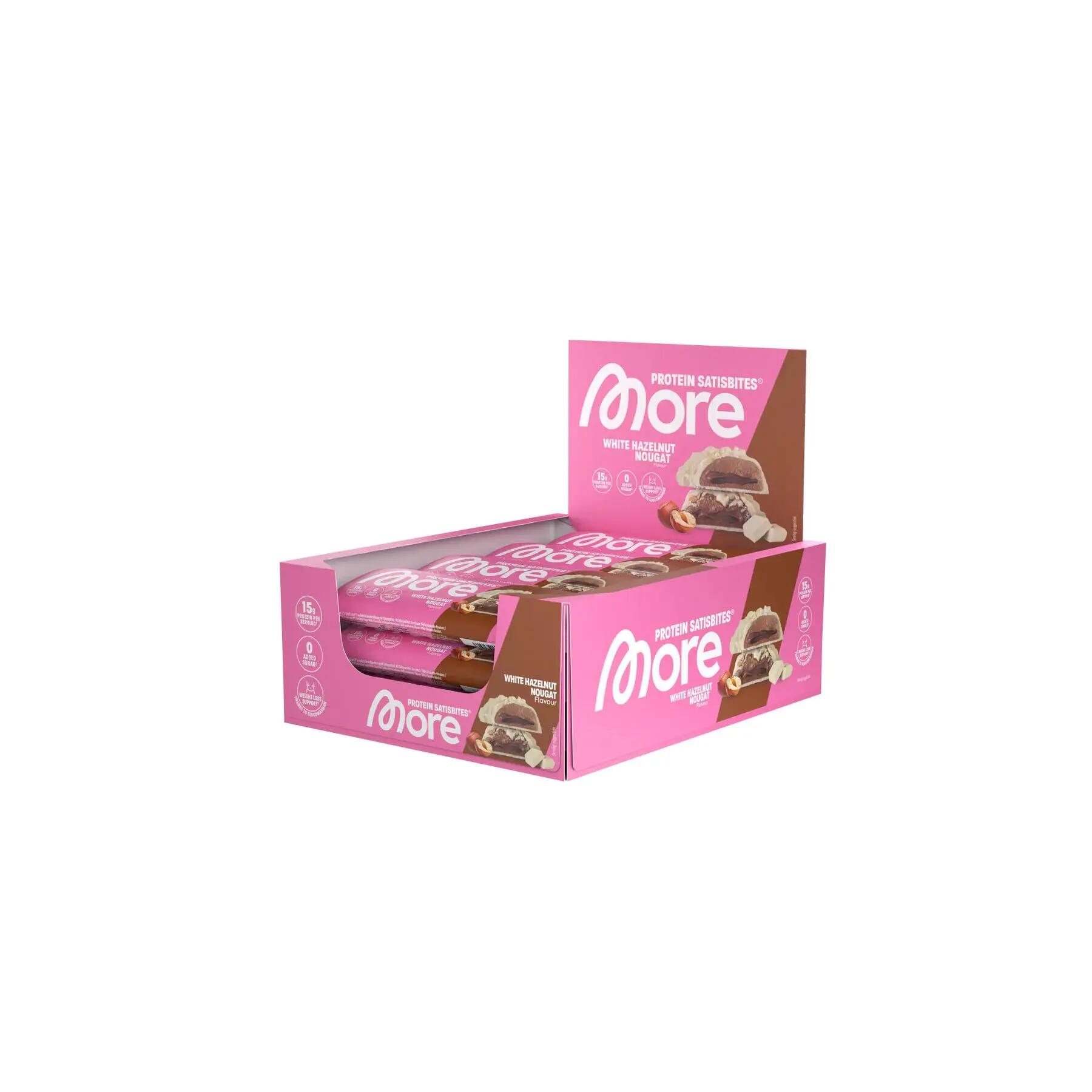 Bites proteici - Satisbites - Nocciola bianca, 12 pezzi 2/2