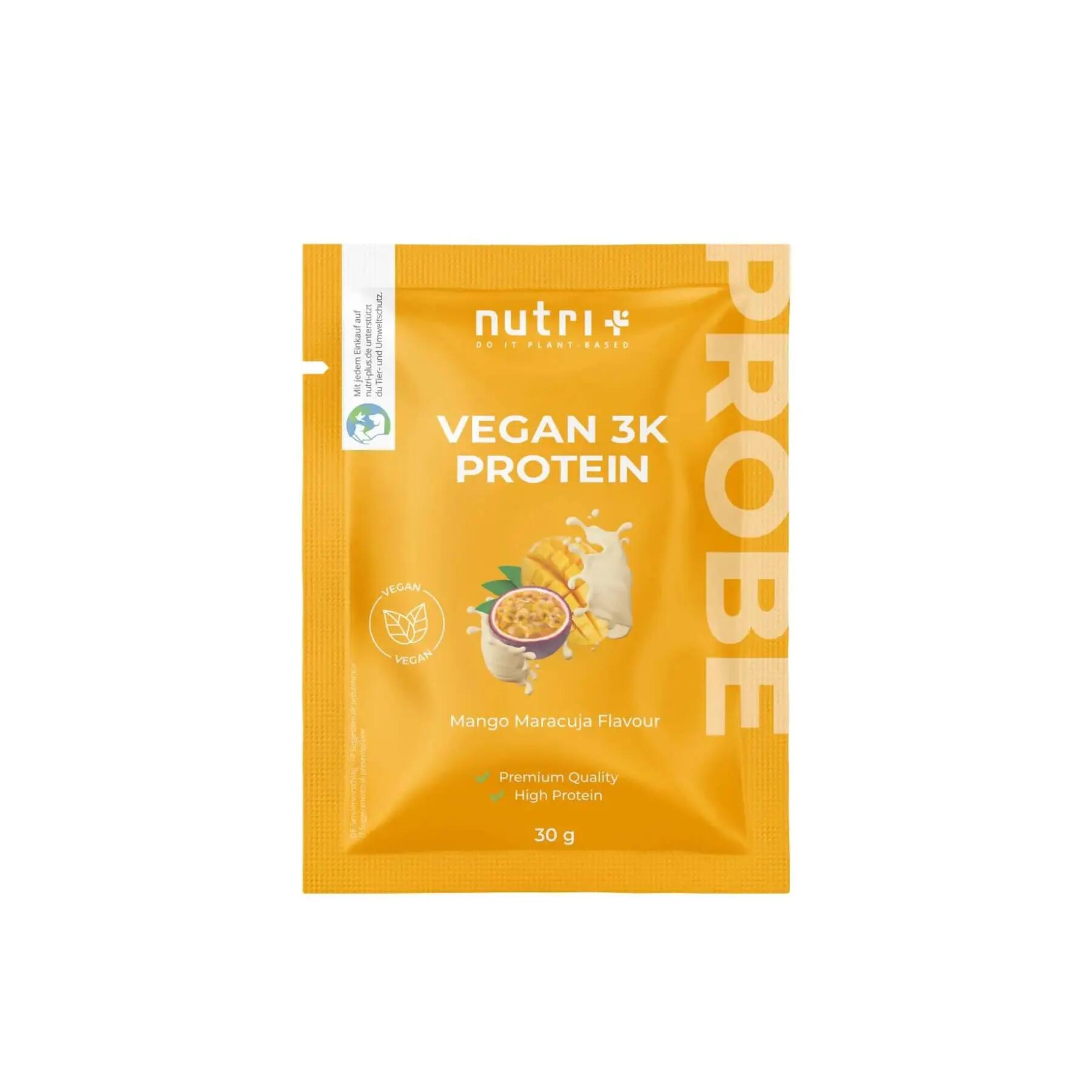 Nutri+ Vegan 3K Protein Sample - 30 g Mango Maracuja 2/3