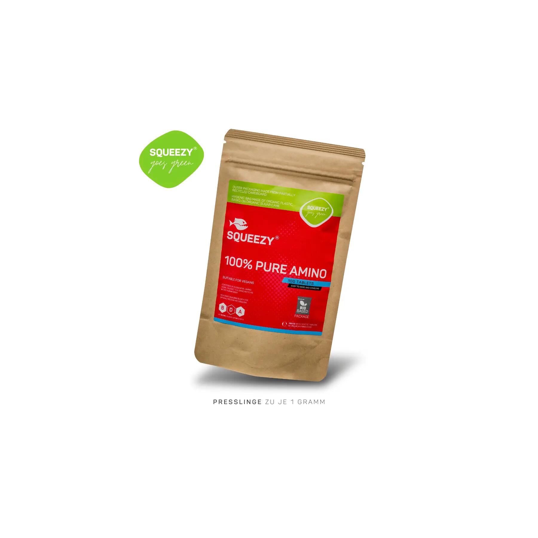 SQUEEZY 100% Pure Amino Tablets - Essential Amino Acid Supplement 2/2