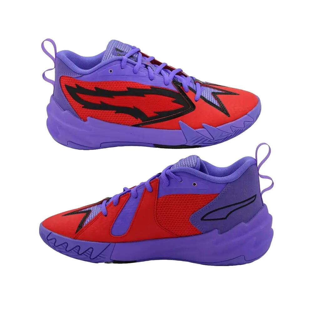 Scarpe da basket PUMA Scoot Zeros Pred Violet/Rosso 3/5